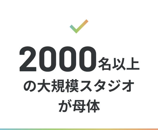 AAAを含む豊富な開発実績