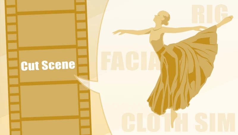 映画並みのクオリティを求められるカットシーン制作が大変…