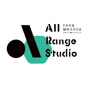 ロゴ　All Range Studio　コンテンツ制作スタジオ